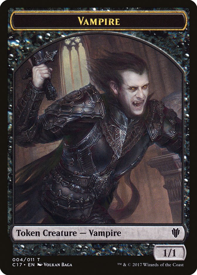Eldrazi Spawn // Vampire Double-Sided Token [Commander 2017 Tokens] | Jomio and Rueliete's Cards and Comics