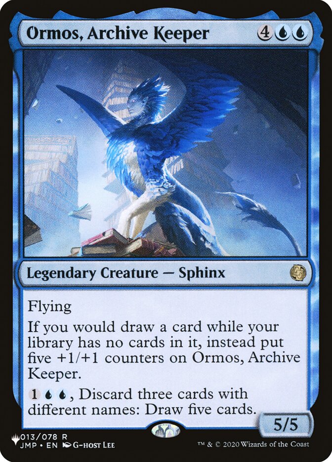 Ormos, Archive Keeper [The List] | Jomio and Rueliete's Cards and Comics