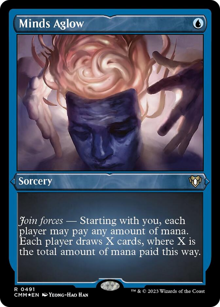 Minds Aglow (Foil Etched) [Commander Masters] | Jomio and Rueliete's Cards and Comics