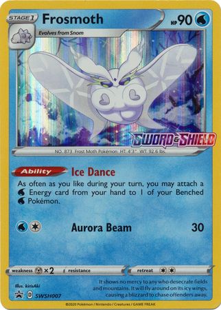 Frosmoth (SWSH007) (Prerelease Promo) [Sword & Shield: Black Star Promos] | Jomio and Rueliete's Cards and Comics