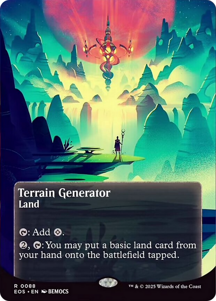 Terrain Generator (0088) (Borderless) [Edge of Eternities: Stellar Sights] | Jomio and Rueliete's Cards and Comics
