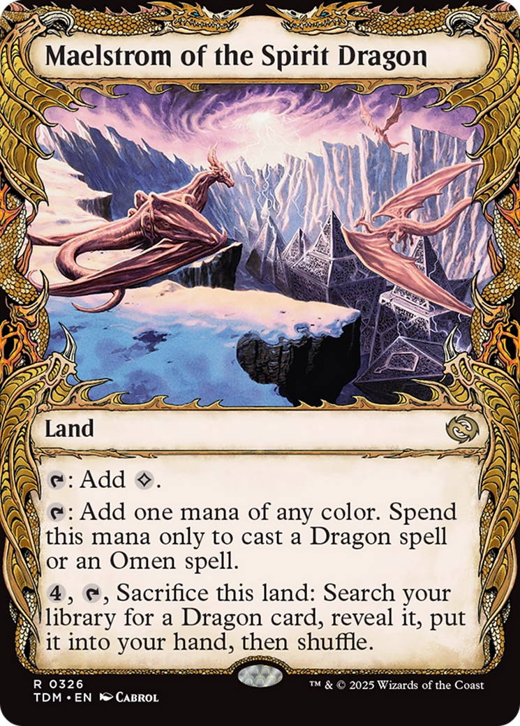 Maelstrom of the Spirit Dragon (Showcase) [Tarkir: Dragonstorm] | Jomio and Rueliete's Cards and Comics