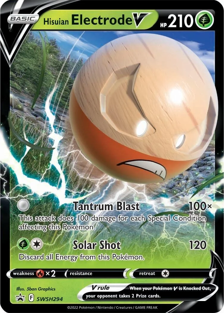 Hisuian Electrode V (SWSH294) [Sword & Shield: Black Star Promos] | Jomio and Rueliete's Cards and Comics