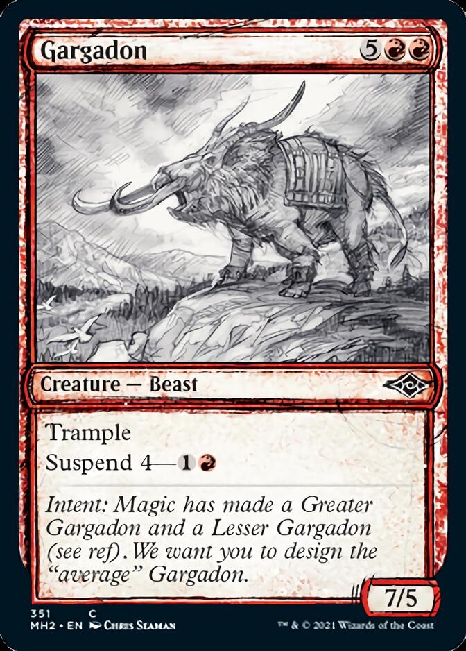 Gargadon (Sketch) [Modern Horizons 2] | Jomio and Rueliete's Cards and Comics
