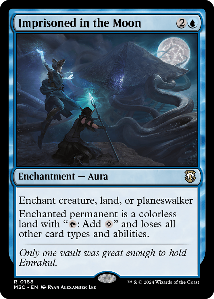 Imprisoned in the Moon (Ripple Foil) [Modern Horizons 3 Commander] | Jomio and Rueliete's Cards and Comics