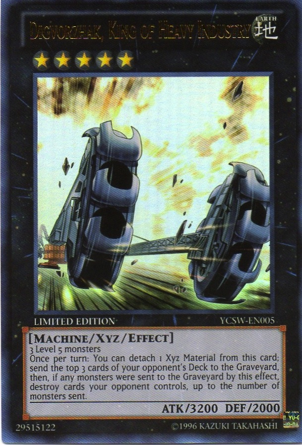 Digvorzhak, King of Heavy Industry [YCSW-EN005] Ultra Rare | Jomio and Rueliete's Cards and Comics