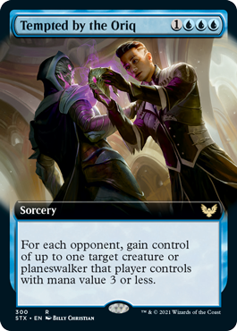 Tempted by the Oriq (Extended Art) [Strixhaven: School of Mages] | Jomio and Rueliete's Cards and Comics