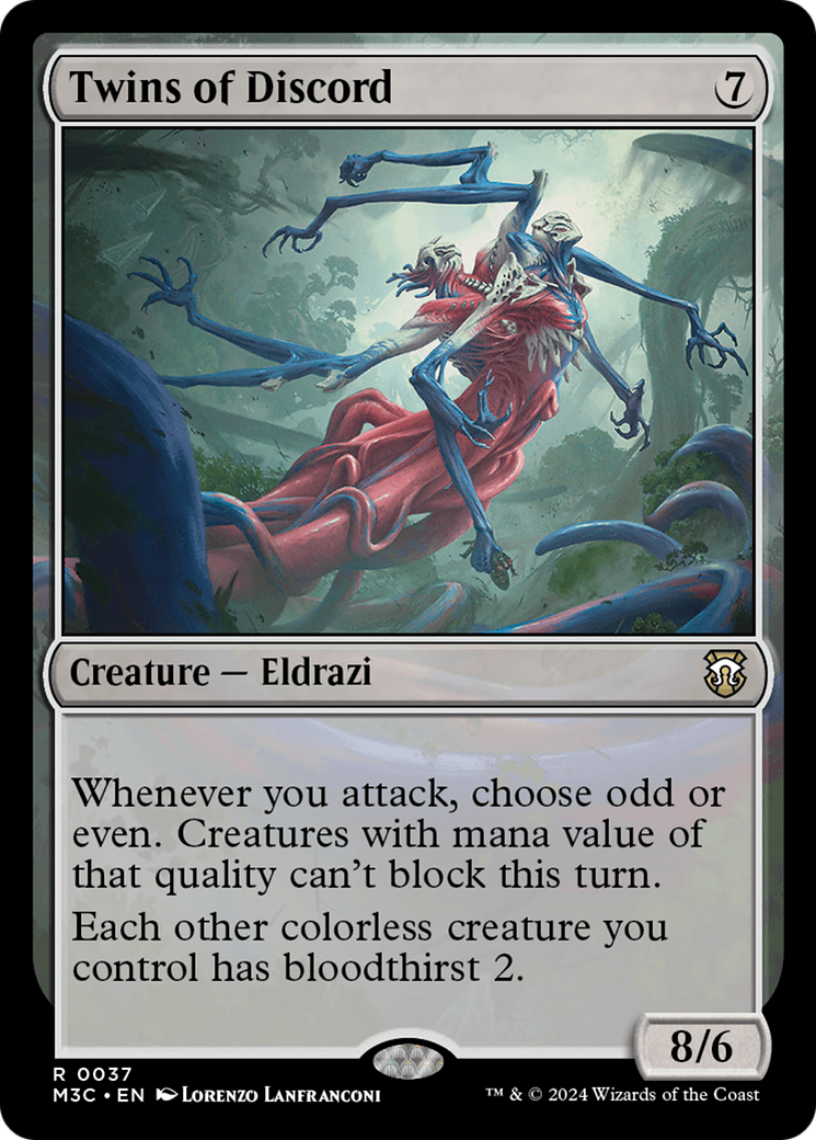Twins of Discord [Modern Horizons 3 Commander] | Jomio and Rueliete's Cards and Comics