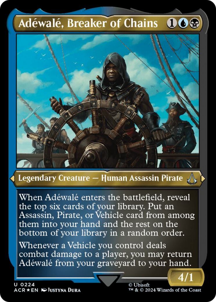 Adewale, Breaker of Chains (Foil Etched) [Assassin's Creed] | Jomio and Rueliete's Cards and Comics