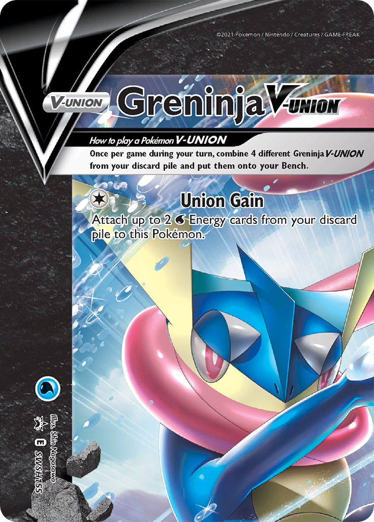 Greninja V-Union (SWSH155) [Sword & Shield: Black Star Promos] | Jomio and Rueliete's Cards and Comics