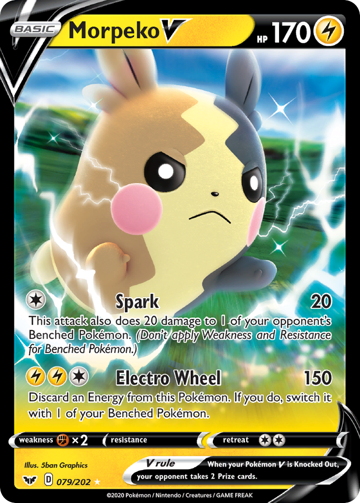 Morpeko V (079/202) [Sword & Shield: Base Set] | Jomio and Rueliete's Cards and Comics