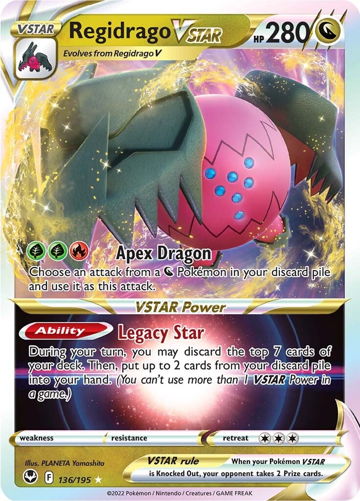 Regidrago VSTAR (136/195) [Sword & Shield: Silver Tempest] | Jomio and Rueliete's Cards and Comics