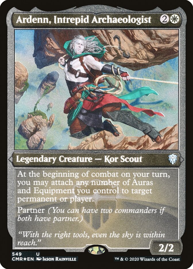 Ardenn, Intrepid Archaeologist (Etched) [Commander Legends] | Jomio and Rueliete's Cards and Comics