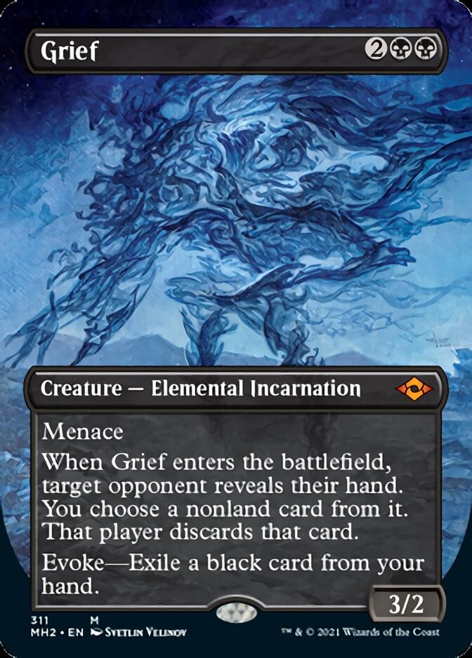 Grief (Borderless Alternate Art) [Modern Horizons 2] | Jomio and Rueliete's Cards and Comics