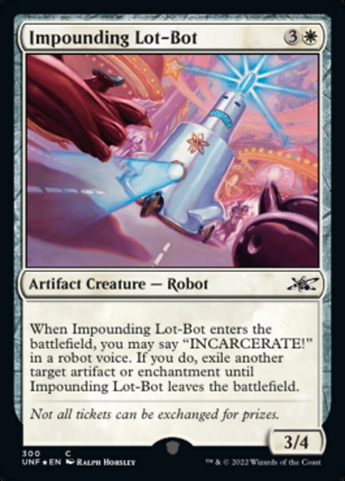 Impounding Lot-Bot (Galaxy Foil) [Unfinity] | Jomio and Rueliete's Cards and Comics