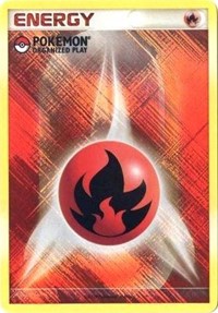 Fire Energy (2009 Unnumbered POP Promo) [League & Championship Cards] | Jomio and Rueliete's Cards and Comics