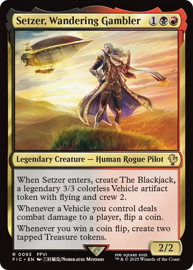 Setzer, Wandering Gambler [FINAL FANTASY Commander] | Jomio and Rueliete's Cards and Comics