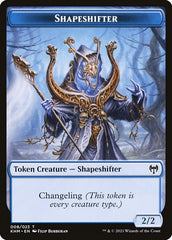 Elf Warrior // Shapeshifter Double-Sided Token [Kaldheim Tokens] | Jomio and Rueliete's Cards and Comics