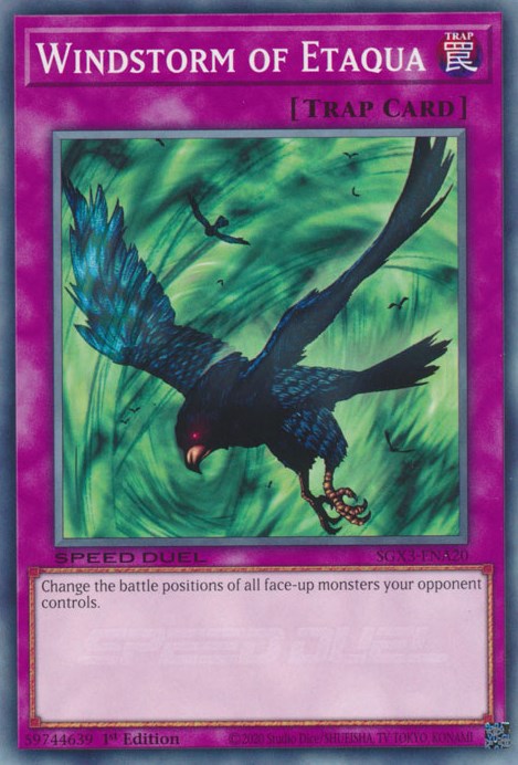 Windstorm of Etaqua [SGX3-ENA20] Common | Jomio and Rueliete's Cards and Comics