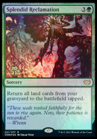 Splendid Reclamation [Innistrad: Crimson Vow Prerelease Promos] | Jomio and Rueliete's Cards and Comics