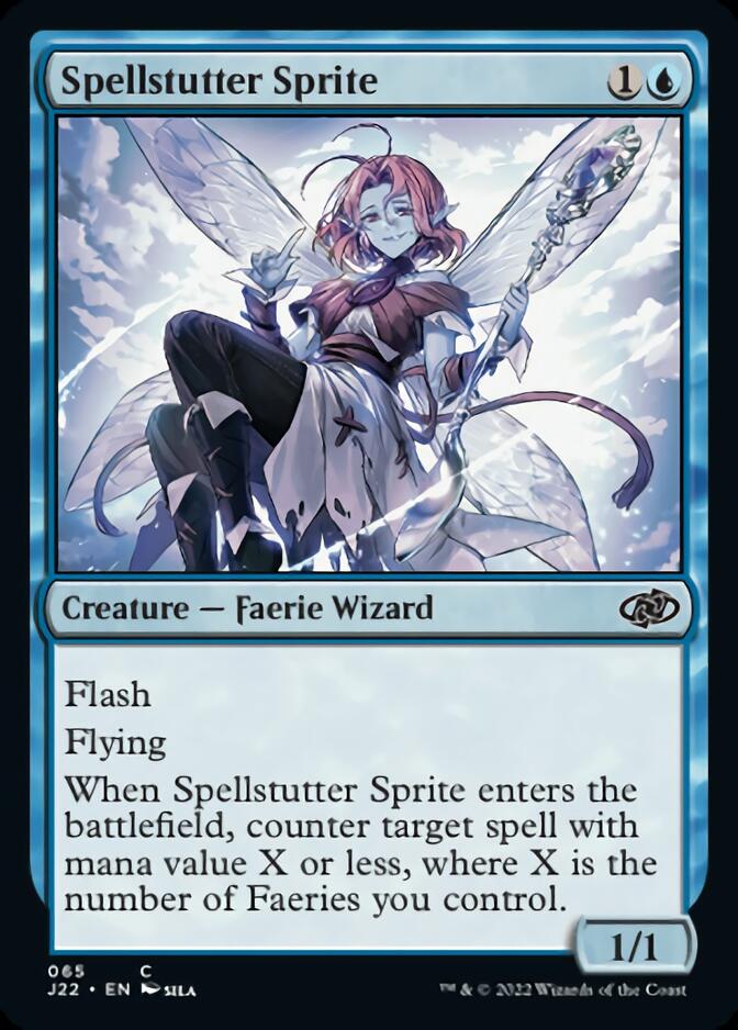 Spellstutter Sprite [Jumpstart 2022] | Jomio and Rueliete's Cards and Comics