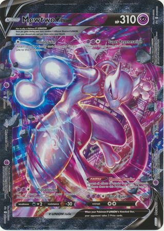 Mewtwo V-Union (Jumbo Card) [Sword & Shield: Black Star Promos] | Jomio and Rueliete's Cards and Comics