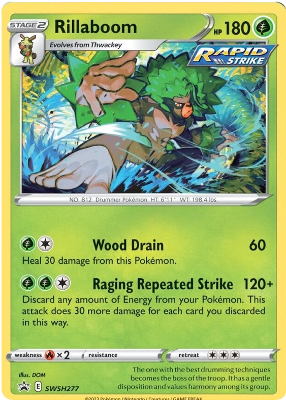 Rillaboom (SWSH277) [Sword & Shield: Black Star Promos] | Jomio and Rueliete's Cards and Comics