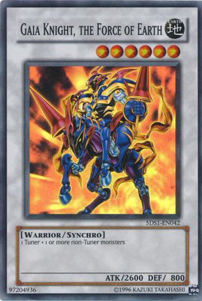 Gaia Knight, the Force of Earth [5DS1-EN042] Common | Jomio and Rueliete's Cards and Comics