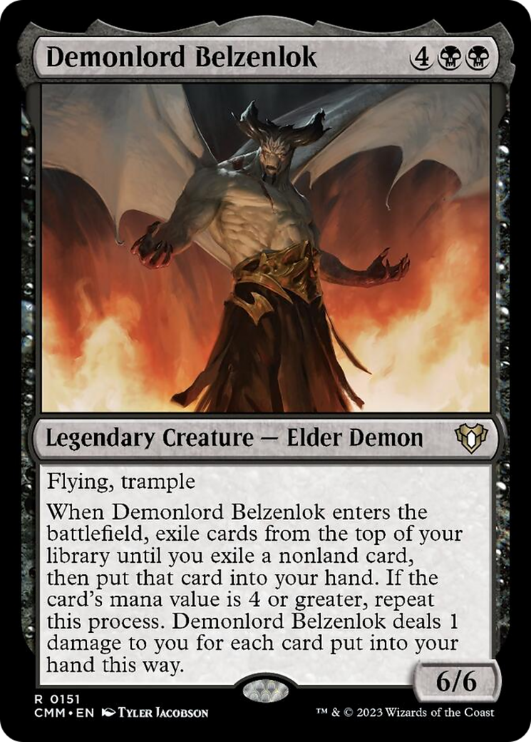 Demonlord Belzenlok [Commander Masters] | Jomio and Rueliete's Cards and Comics