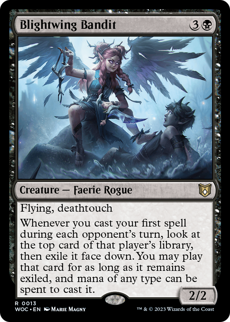 Blightwing Bandit [Wilds of Eldraine Commander] | Jomio and Rueliete's Cards and Comics