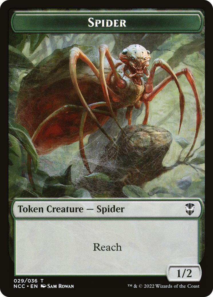 Treasure // Spider Double-Sided Token [The List] | Jomio and Rueliete's Cards and Comics