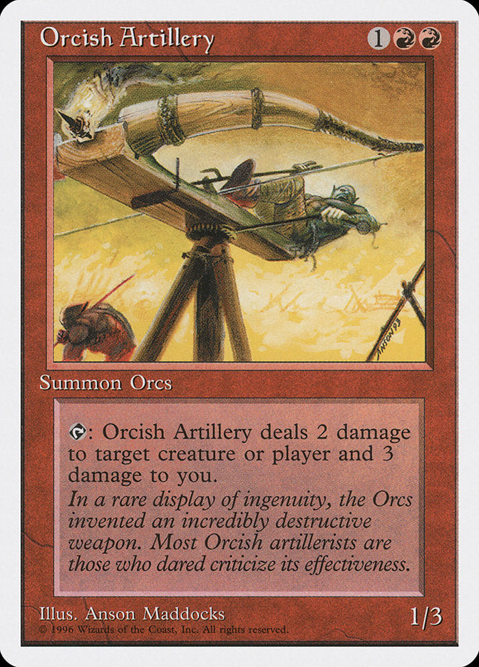 Orcish Artillery [Introductory Two-Player Set] | Jomio and Rueliete's Cards and Comics
