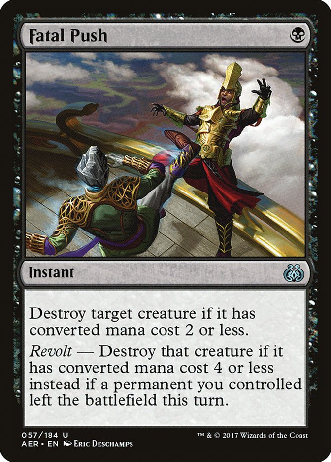 Fatal Push [Aether Revolt] | Jomio and Rueliete's Cards and Comics