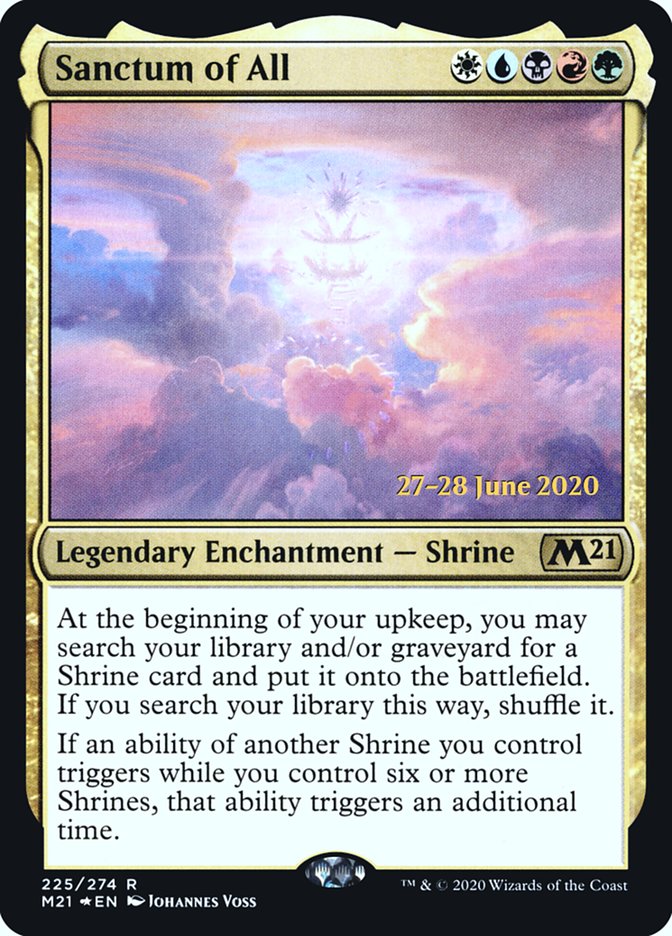 Sanctum of All [Core Set 2021 Prerelease Promos] | Jomio and Rueliete's Cards and Comics