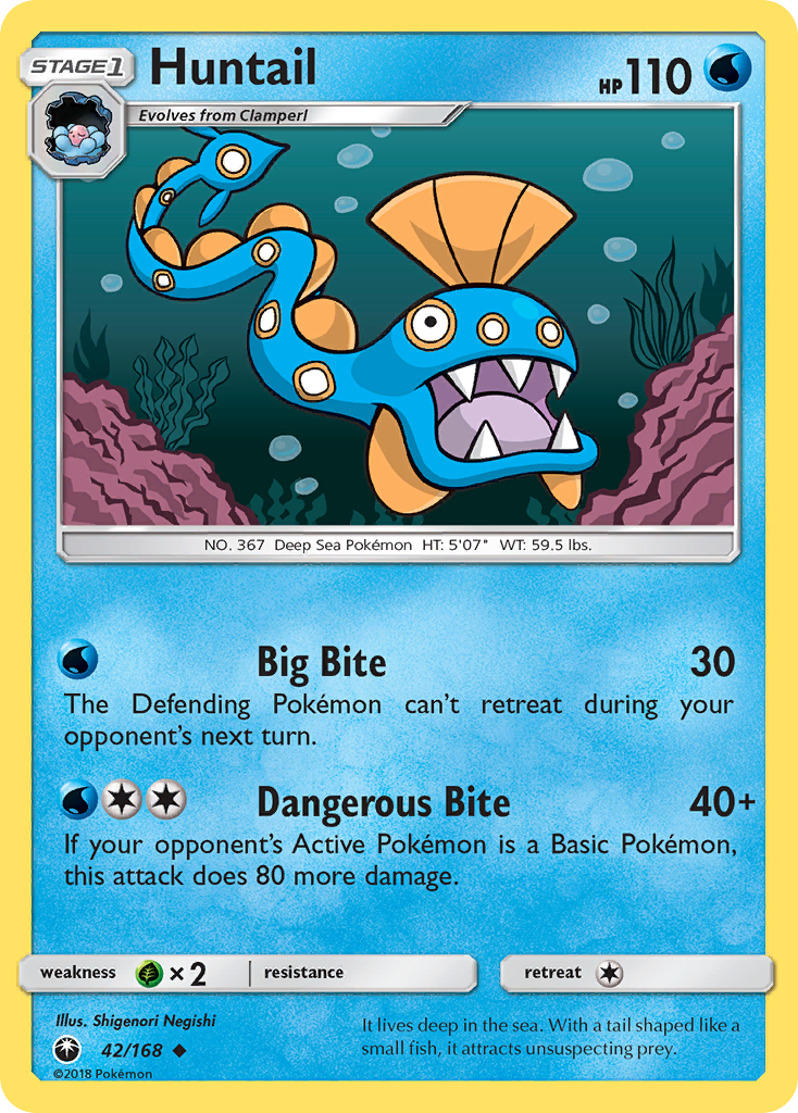 Huntail (42/168) [Sun & Moon: Celestial Storm] | Jomio and Rueliete's Cards and Comics