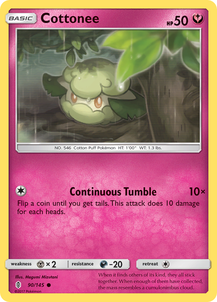 Cottonee (90/145) [Sun & Moon: Guardians Rising] | Jomio and Rueliete's Cards and Comics