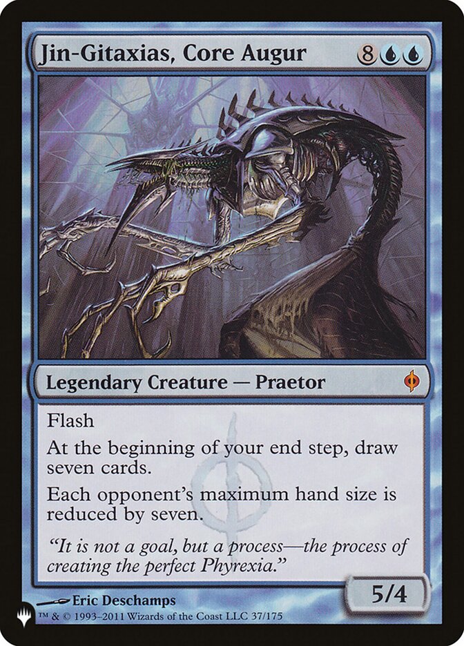 Jin-Gitaxias, Core Augur [The List] | Jomio and Rueliete's Cards and Comics