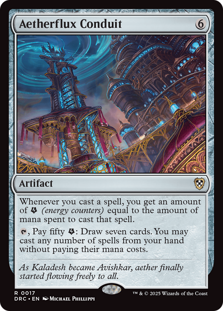 Aetherflux Conduit [Aetherdrift Commander] | Jomio and Rueliete's Cards and Comics