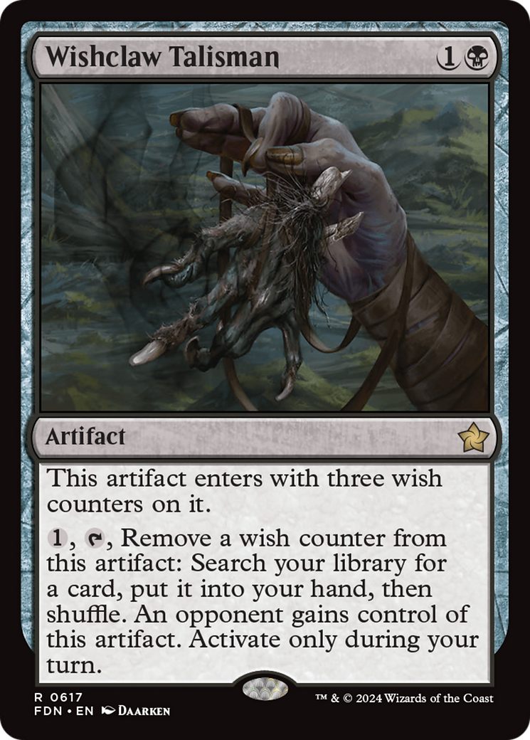 Wishclaw Talisman [Foundations] | Jomio and Rueliete's Cards and Comics
