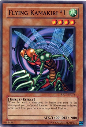 Flying Kamakiri #1 [RP01-EN074] Common | Jomio and Rueliete's Cards and Comics