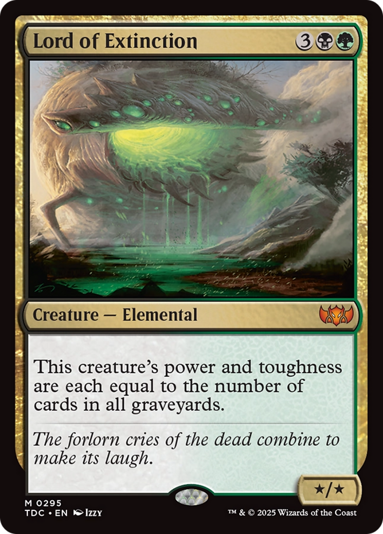Lord of Extinction [Tarkir: Dragonstorm Commander] | Jomio and Rueliete's Cards and Comics