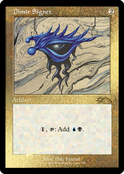 Dimir Signet (Retro) (Foil Etched) [Secret Lair Drop Series] | Jomio and Rueliete's Cards and Comics