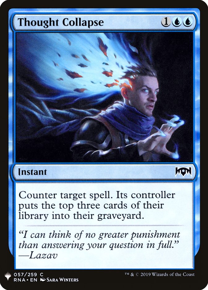 Thought Collapse [Mystery Booster] | Jomio and Rueliete's Cards and Comics