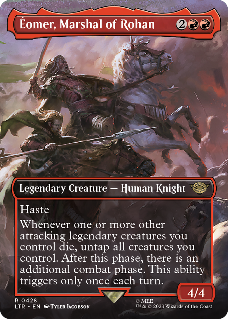 Eomer, Marshal of Rohan (Borderless Alternate Art) [The Lord of the Rings: Tales of Middle-Earth] | Jomio and Rueliete's Cards and Comics