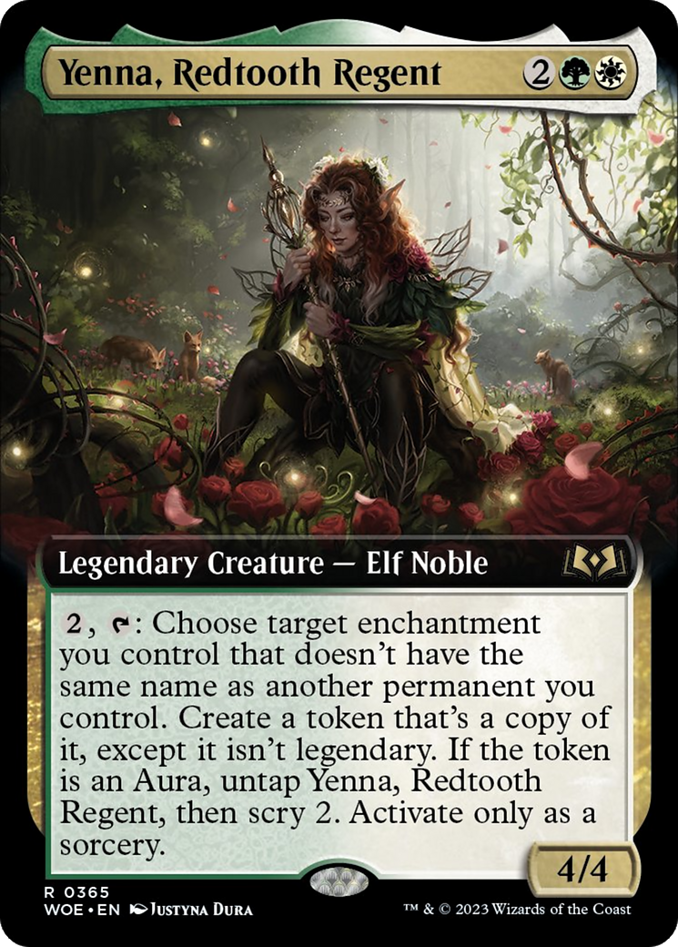 Yenna, Redtooth Regent (Extended Art) [Wilds of Eldraine] | Jomio and Rueliete's Cards and Comics