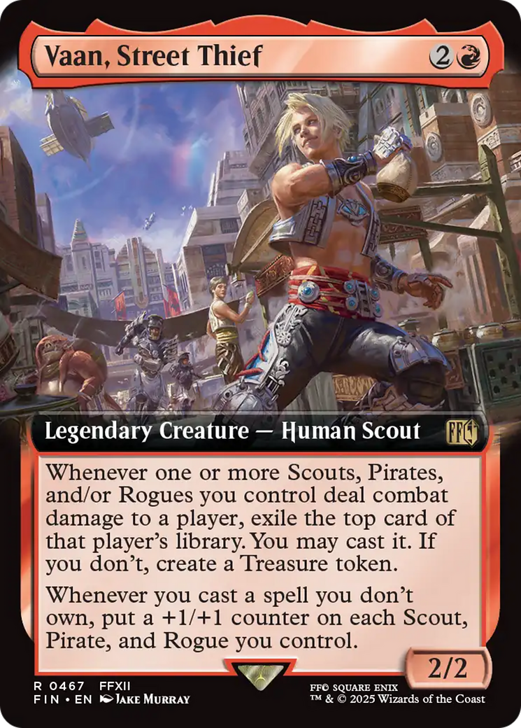 Vaan, Street Thief (Extended Art) [FINAL FANTASY] | Jomio and Rueliete's Cards and Comics