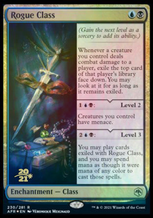 Rogue Class [Dungeons & Dragons: Adventures in the Forgotten Realms Prerelease Promos] | Jomio and Rueliete's Cards and Comics