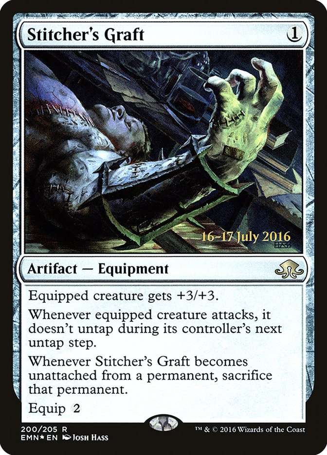 Stitcher's Graft [Eldritch Moon Prerelease Promos] | Jomio and Rueliete's Cards and Comics