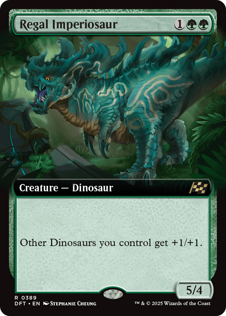 Regal Imperiosaur (Extended Art) [Aetherdrift] | Jomio and Rueliete's Cards and Comics