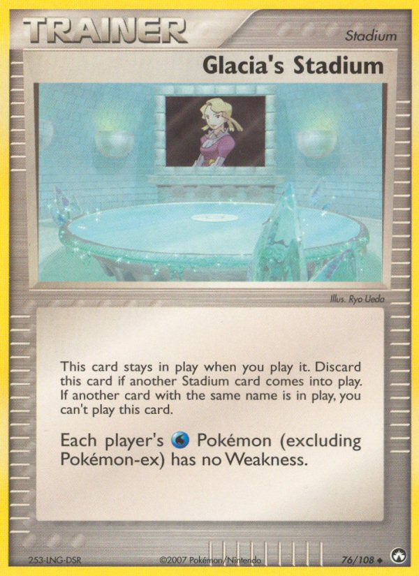 Glacia's Stadium (76/108) [EX: Power Keepers] | Jomio and Rueliete's Cards and Comics